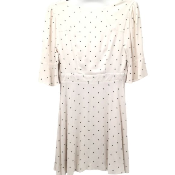 FREE PEOPLE All Yours Cream Polka Dot Tie-Dress - Picture 3 of 4